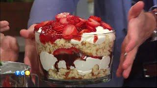 Strawberry Layer Cake for Memorial Day