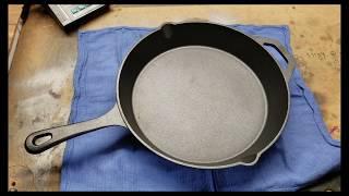 12 Inch Crofton Skillet from ALDI Sanded Smooth Seasoned EGG TEST