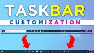 Taskbar Customization  Taskbar New Look in Windows 10  Taskbar Cool Look in Windows 10