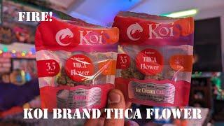 Absolute GAS Koi Brand THCA Flower Review VapingwithTwisted420