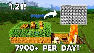 Minecraft EASY IRON FARM FOR ANY WORLD Tutorial 1.21+