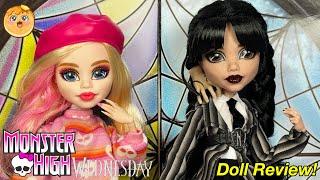 Monster High x Netflix’s Wednesday Wednesday Addams & Enid Sinclair Dolls Full Unboxing + Review