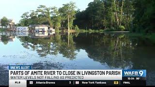 Livingston Parish issues partial emergency closure of Amite River after waterway re-opening