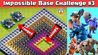 Impossible Base Challenge #3 with SCATTERSHOT  Clash of Clans