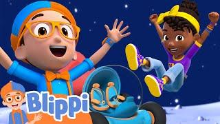 Blippi and Meekah go on a Road Trip to Outer Space  Blippi and Meekah Podcast