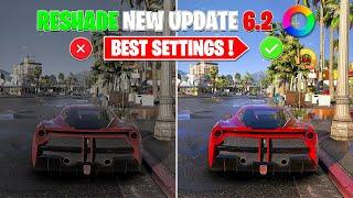 How To Install Reshade 6.2  Reshade New Update v6.2.0  Best Reshade Settings For Graphics  FiveM