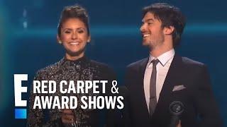 PCA for Favorite On-Screen Chemistry is Nina Dobrev and Ian Somerhalder  E Peoples Choice Awards