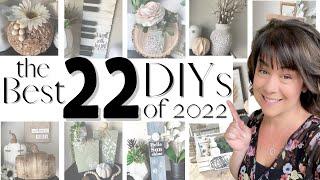 22 *BEST* DIYs of 2022  HIGH END DIY DECOR MEGAVIDEO