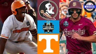 #8 Florida State v #1 Tennessee MUST WATCH AMAZING  College World Series  2024 College Baseball