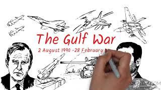 The Gulf War - explained in 2 minutes - mini history - 3 minute history for dummies