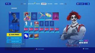 Unlocking New Fortnite Skin Styles Clown & Easter Bunny NEW Styles NITE NITE Clown Game Play