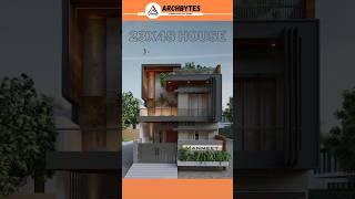 23x48 Feet House Elevation Design  3d #housedesign #elevation #trending #shorts #archbytes