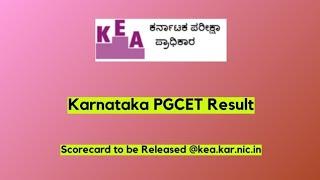 Karnataka PGCET 2024 Result Scorecard to be Released @kea.kar.nic.in