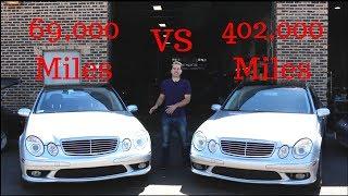 402k Mile VS 69k Mile E55 AMG dyno battle.Then One Broke.