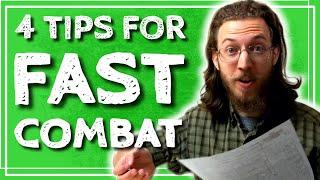 How To Make D&D COMBAT Fast & FUN