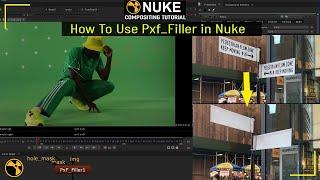 How To Use Pxf_Filler in Nuke  Tracking Marker Removal in Nuke using PxF_Filler  Nuke Pxf_Filler