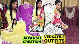 Jayansh Creation Brings You Fabulous Cotton & Party Wear Suits Suitable For All Occasions. Free Ship