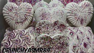 Glittery Heart Crush  Oddly Satisfying  ASMR  Sleep Aid