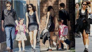 Bradley Cooper And Irina Shayk Sweetly Hold Hands With Their Daughter Lea in New York City