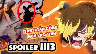 SPOILER One Piece Chapter 1113 SIÊU HOT VEGAPUNK Bắt Đầu Thông Điệp SANJI Tấn Công St. V. NUSJURO