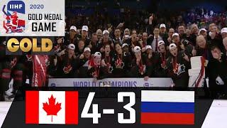 Canada vs Russia  GOLD MEDAL GAME  2020 WJC Highlights  Jan. 5 2020