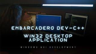 1️⃣ Embarcadero Dev-C++     Win32 Desktop Application