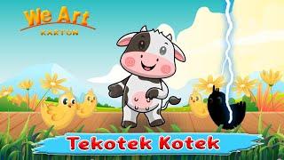 Lagu Anak Indonesia Terbaru - Tekotek Kotek  Animasi Anak Ayam dan Sapi Lucu  Lagu Anak Lucu