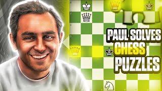 Paul Gabrail Solves Chess Puzzles