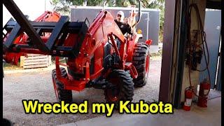 Fixing the Forks on my Kubota L6040