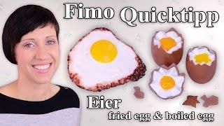 FIMO Quicktipp Eier – Polymer Clay Eggs Tutorial HDDE EN-Sub