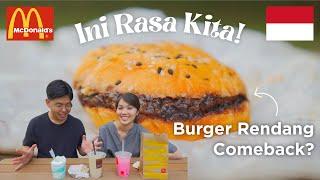 BURGER RENDANG? Kayak apa rasanya ya?  MCDONALDS INI RASA KITA EDISI KEMERDEKAAN 