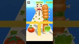 Sandwich Runner Level 721 Gameplay Walkthrough Android #Shorts