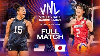  USA vs.  JPN - Full Match  Quarter Finals  Womens VNL 2023
