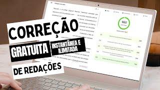 PLATAFORMA QUE CORRIGE REDAÇÕES GRATUITAMENTE