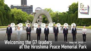 G7 Hiroshima Summit - Events at the Hiroshima Peace Memorial Park 19 May 2023