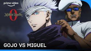 Gojo vs. Miguel  Full Fight Scene  Jujutsu Kaisen 0  Prime Video India