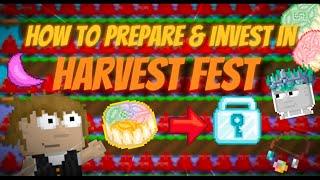 HOW TO PREPARE AND INVEST IN HARVEST FEST? easy 2023  Growtopia