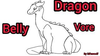 Dragon vore #V- ANIM 3 by kitnwoolf