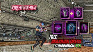 FREE BRAZILIAN DRESS COMBINATION  FREE FIRE BEST DRESS COMBINATION