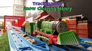 Trackmaster Snow Clearing Henry AA battery Unboxing review and first run