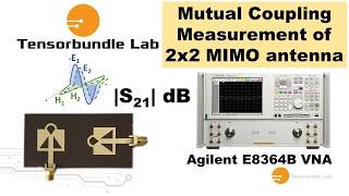 Mutual Coupling Measurement of 2x2 MIMO antenna