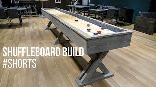 Making a Shuffleboard Table #shorts