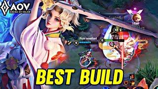 AOV  CHARLOTTE GAMEPLAY  BEST BUILD - ARENA OF VALOR LIÊNQUÂNMOBILE ROV