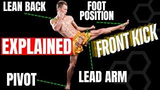 Sharpen Your Front Kick