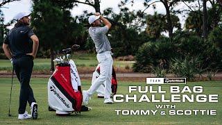 Scottie Scheffler VS. Tommy Fleetwood Full Bag Challenge  TaylorMade Golf