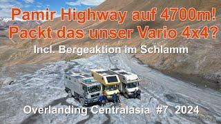 Pamir Highway auf 4700m Packt das unser Vario 4x4? Bergeaktion  Overlanding Centralasia #7  2024