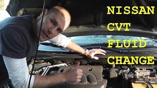 Nissan CVT Fluid Change with Basic Hand Tools