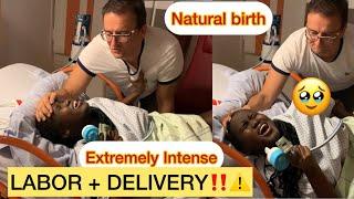 EMOTIONALRAWUNMEDICATED NATURAL BIRTH VLOG NO EPIDURAL