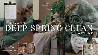 *DEEP* SPRING CLEANING MOTIVATION  spring clean & organize with me lets declutter and refresh