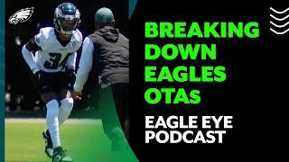 Defensive backs shine in OTA observations  Eagle Eye Podcast